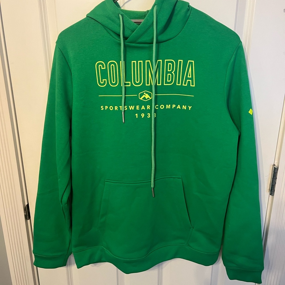 Columbia Vibrant Green Hoodie